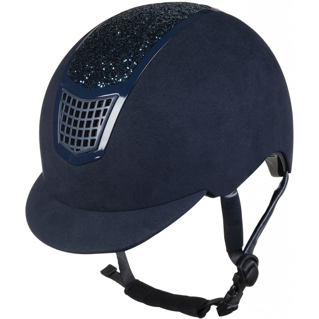 Casco de montar HKM Brillant evita desajustes al galopar mujer 2