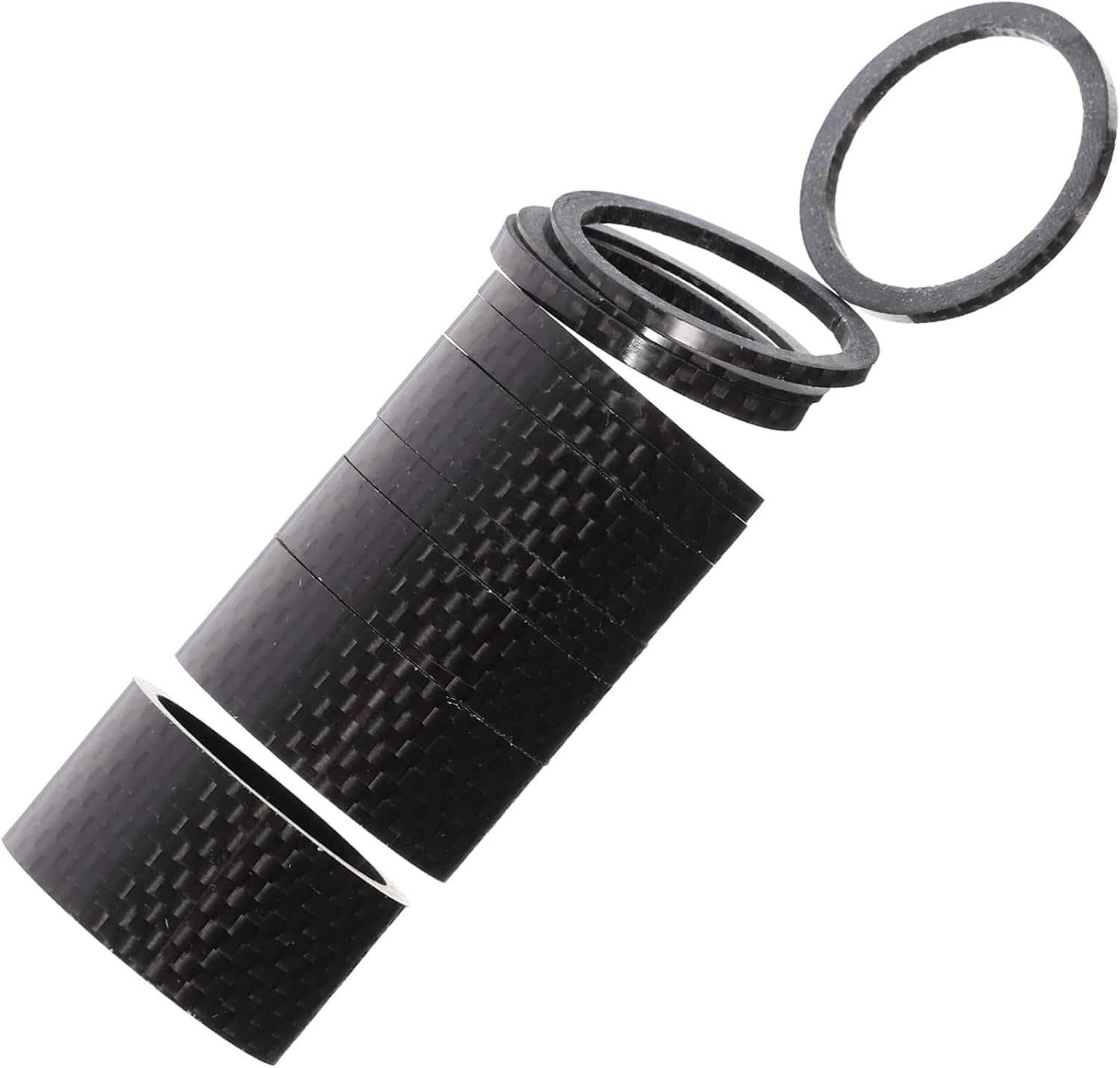 Toddmomy 11pcs Sturdy Road Bike Headset Spacer Carbon Fiber Washer Spacers for Bicycle