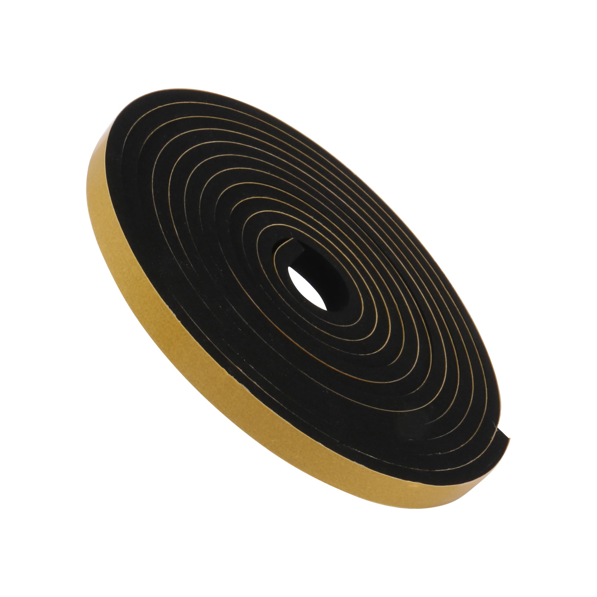 RDEXP 2 Pieces Rubber Weather Stripping Door Seal Strip Insulation Tape 1/2