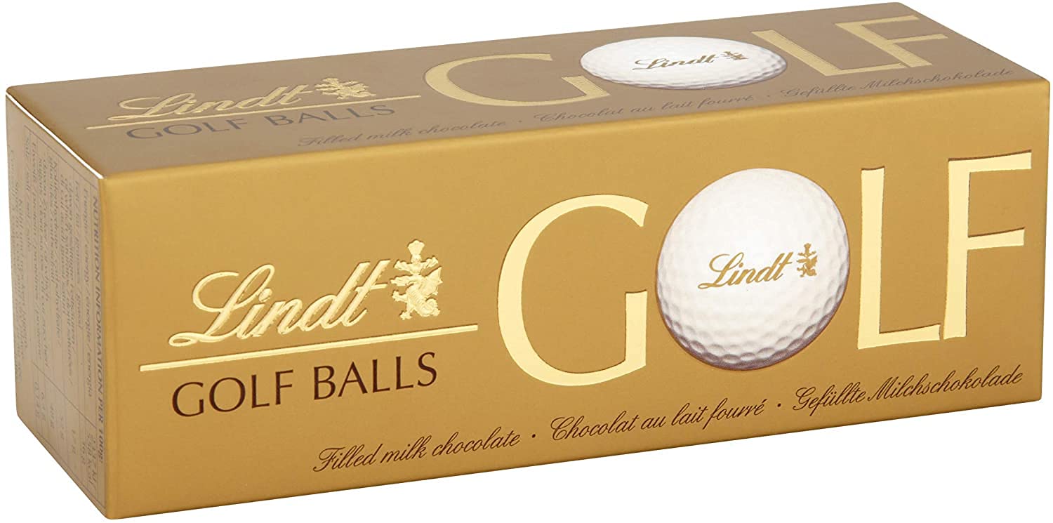 Lindt - GOLF BALLS - Chocolat au lait - Présentoir de 10 étuis de 110g