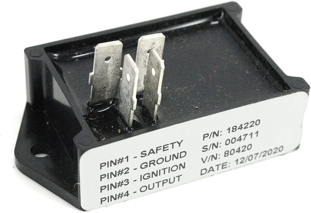 Grasshopper Mower Switch Interlock Module, Supplies to Maintain and Maximize Your Mowing Performance, Ensure Long Unit Life, Genuine Replacement Part, OEM 184220