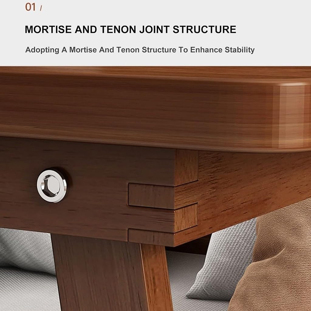 Klappbarer multifunktionaler japanischer Boden-Teetisch, antiker Tisch mit klappbaren Beinen, niedriger Tisch, Tatami-Tisch, Zen-Teetisch for Wohnzimmer, Büro (Size : 80x40x34cm)