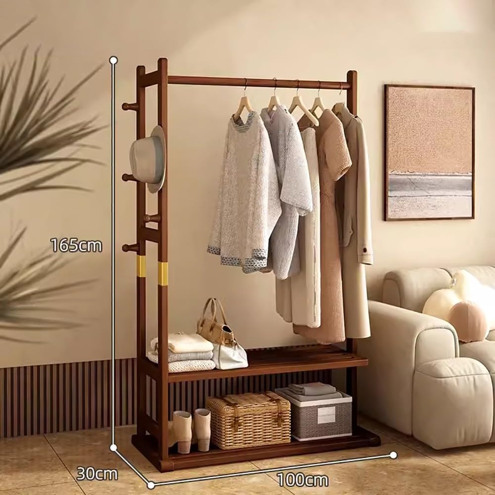 Perchero resistente con árbol de almacenamiento de zapatos para pasillo, dormitorio y oficina, fácil montaje, diseño industrial, 40/60/80/100 cm, carga máxima de 100 kg, elegante y funcional