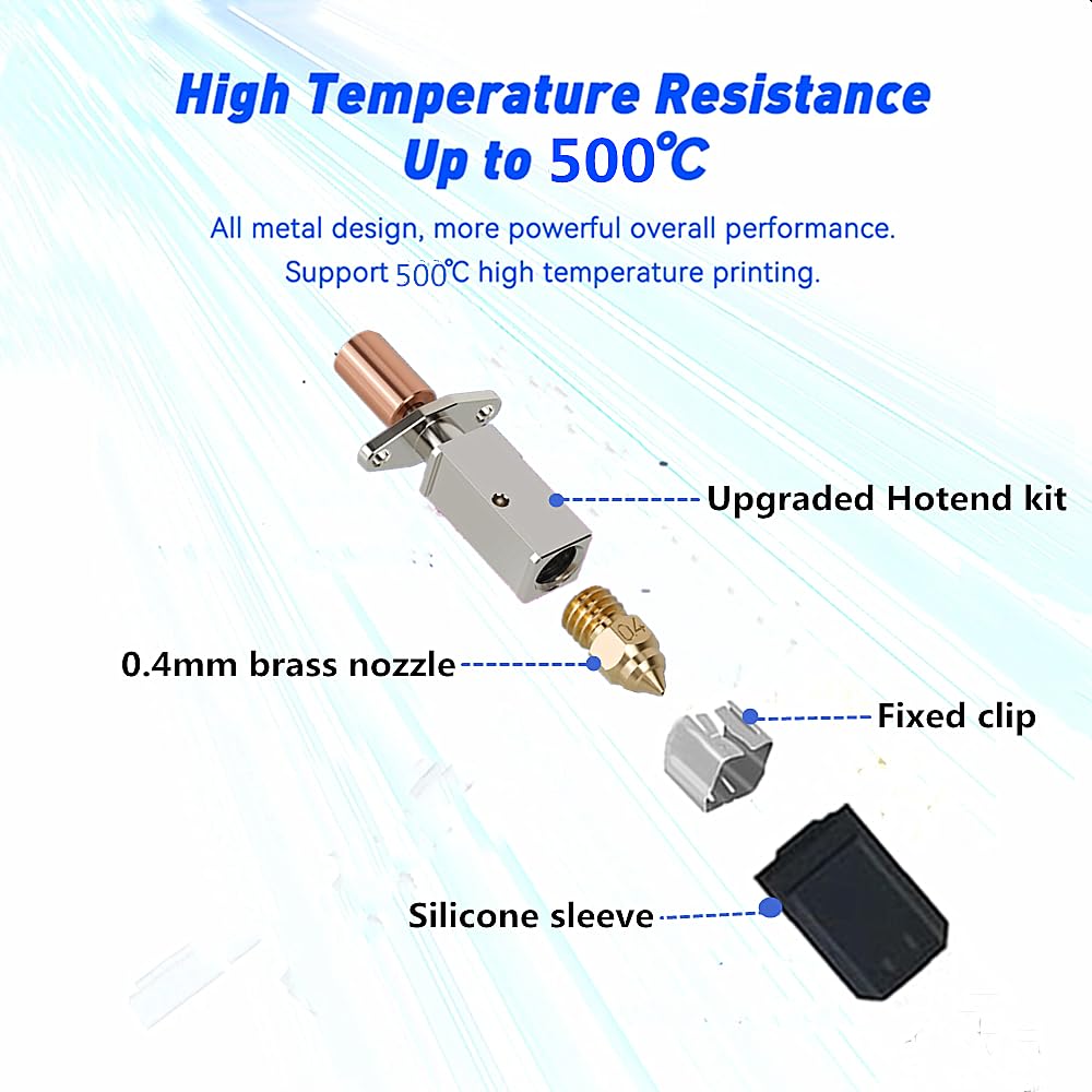 K1C Hotend Upgrade-Kit Mit Keramik-Heizblock & Schnellem Wechsel-Düsen-System – Für K1, K1 Max, K1C 3D-Drucker Bis 300°C Und 600 Mm/s