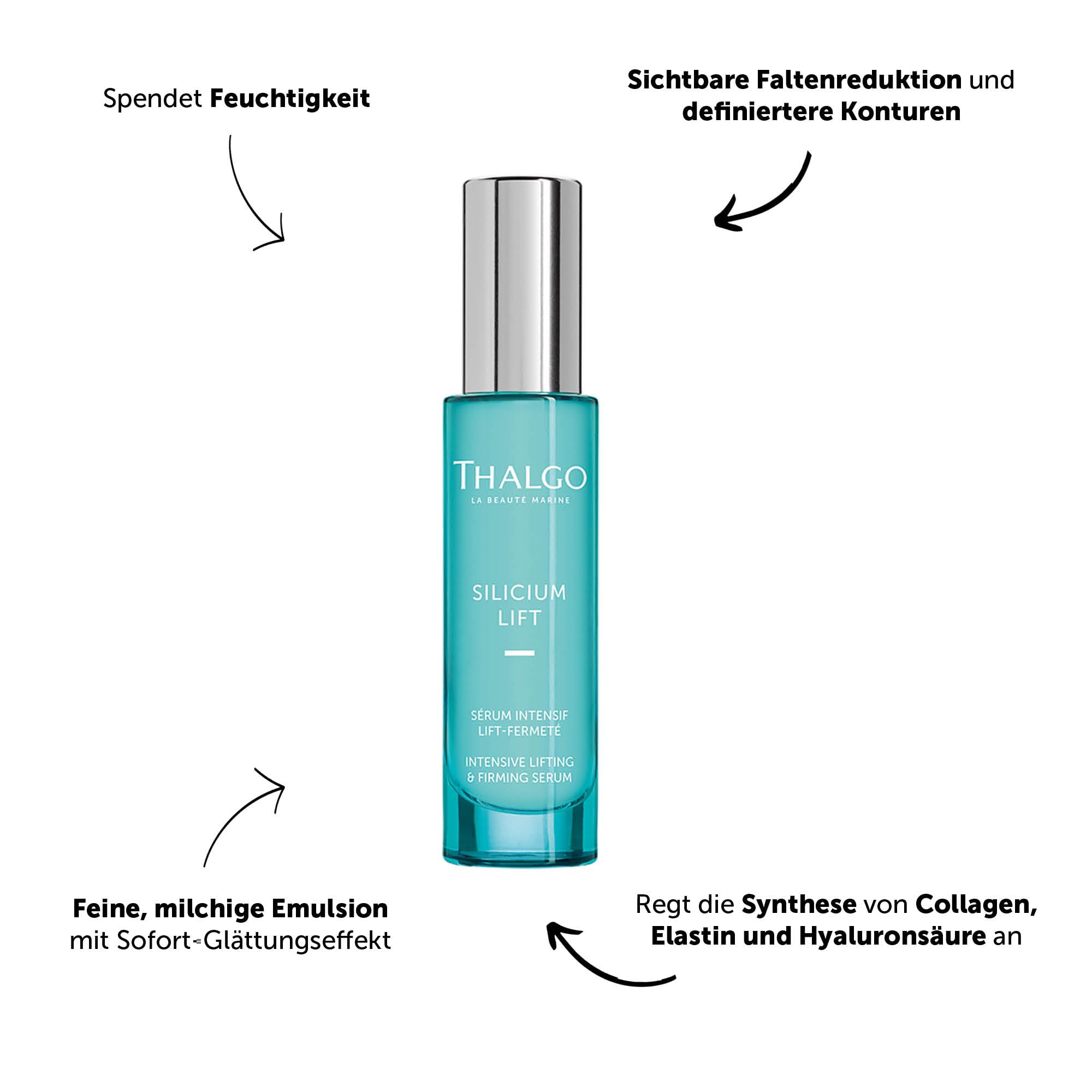 Intensivserum mit Lifting-Effekt, 30 ml, Silizium Lift
