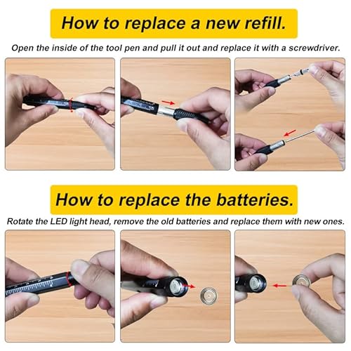 Decmiox Dad Gifts For Fathers Day,Christmas Stocking Stuffers Gifts For Men,14 In 1 Multitool Pen,Cool Gadgets For Men,Birthday Gifts For Dad,Boyfriend,Husband,Grandpa #TOP3