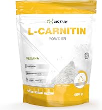 L-carnitine Pure 400g powder 3000mg daily dose L-carnitine tartrate | 133 servings for more than 4 months reserve 100% vegan pure formula controlled quality