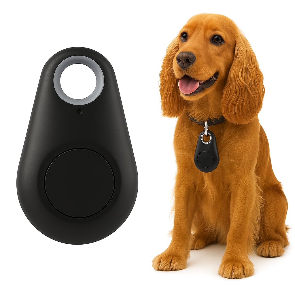 Rastreador GPS Bluetooth con Alarma Antipérdida – Localizador Inteligente para Perros, Gatos, Mascotas, Niños, Coche, Llaves, Maletas – App Móvil, Geocercas, Batería Larga Duración.