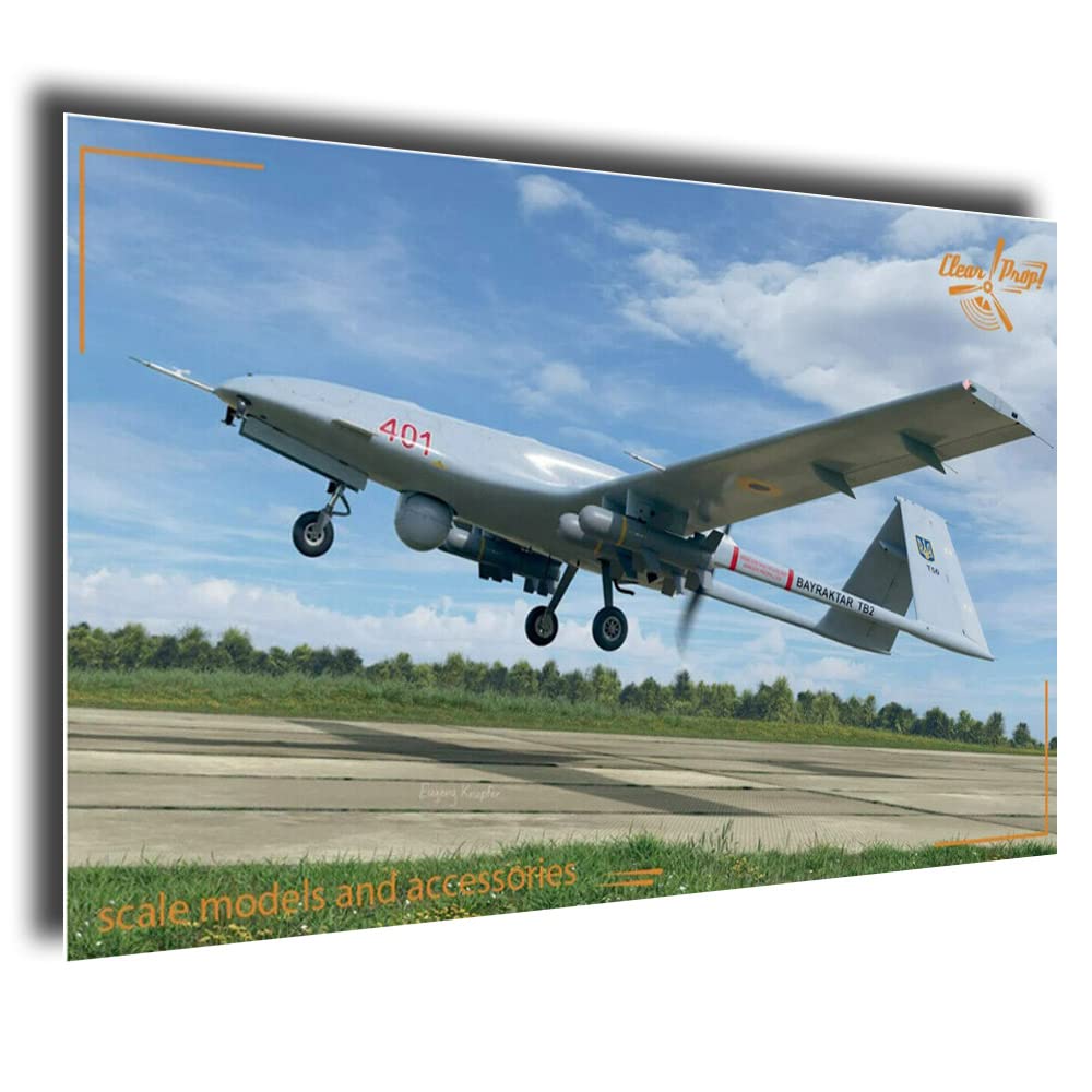 CLEAR PROP CP4809-1/48 - Bayraktar TB.2 Unmanned Aerial Vehicle, Plastic model kit