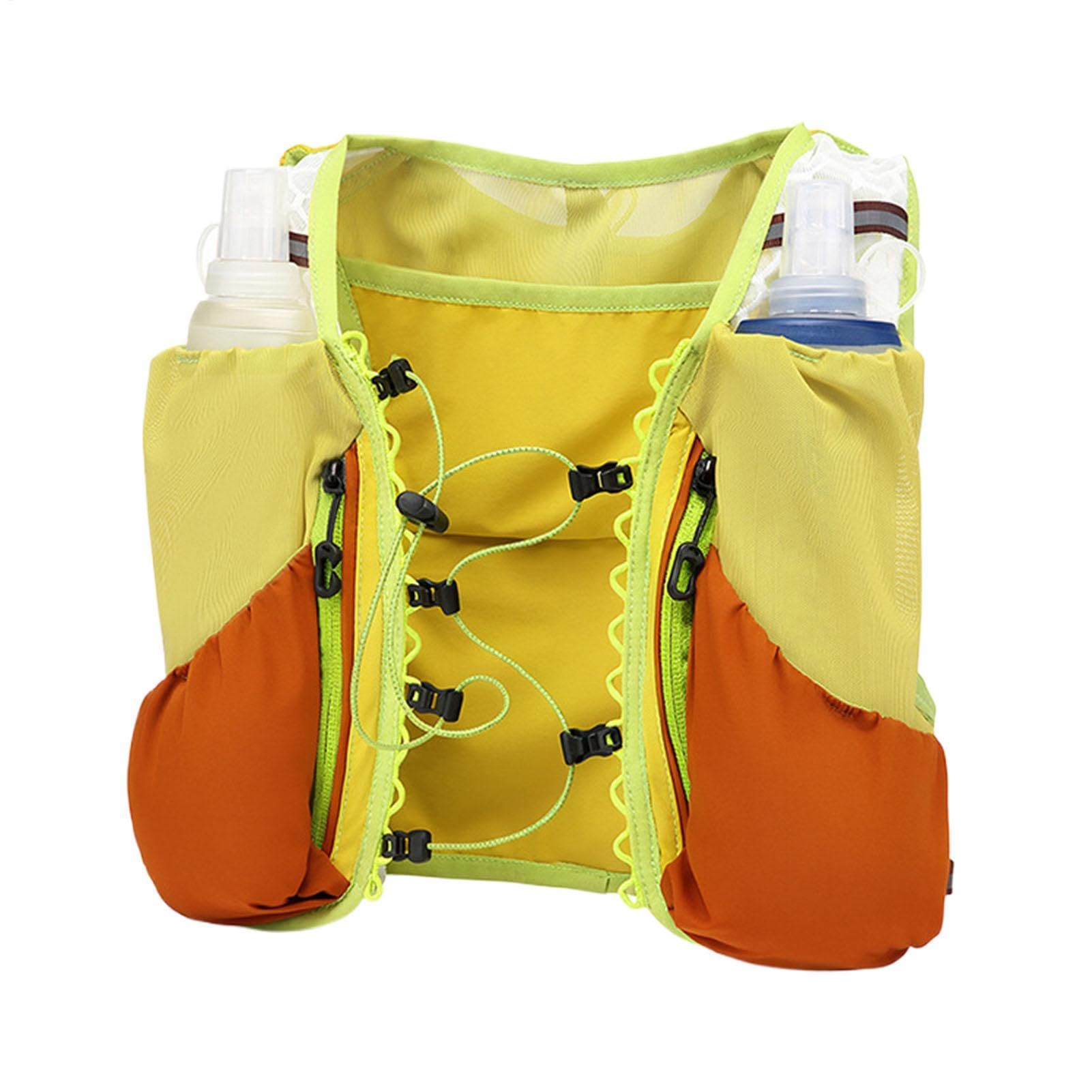 Gilet d'hydratation – Gilet de course et de randonnée léger avec pochette de rangement, équipement de fitness | Support d'hydratation mains libres, accessoire d'entraînement confortable pour le