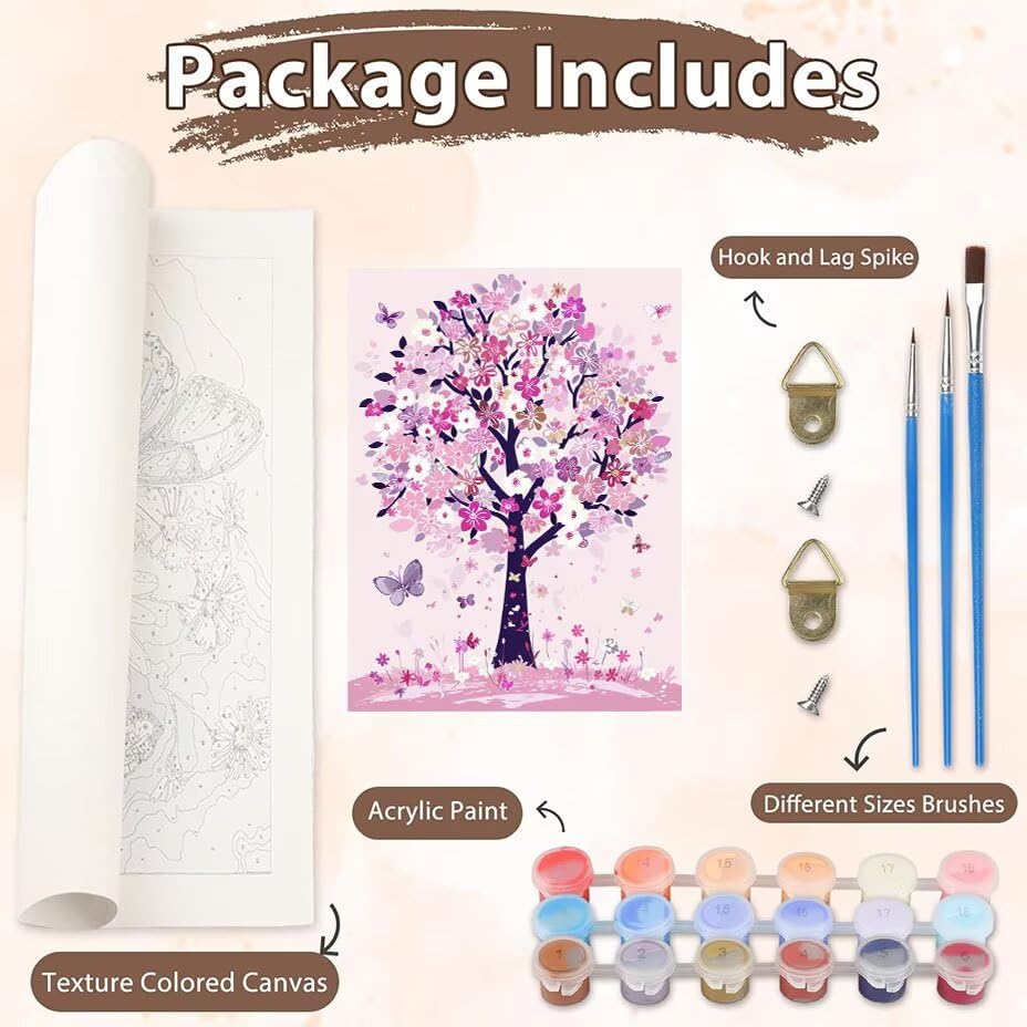 DIY Dessin Animé Creatif Peinture Numéro Cadeau Anniversaire Original
