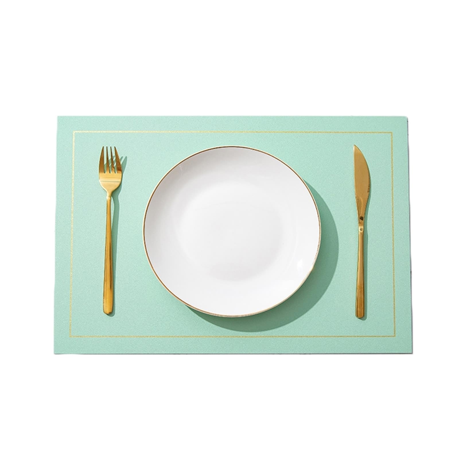 Set de table bleu clair réversible pour protéger votre table des taches