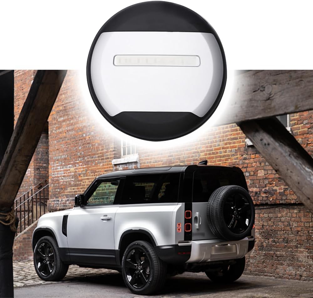 ランドローバー ディフェンダー リアタイヤカバー フジホワイト Amazon | AKSEKA フジホワイト 車 リア スペア タイヤ 保護