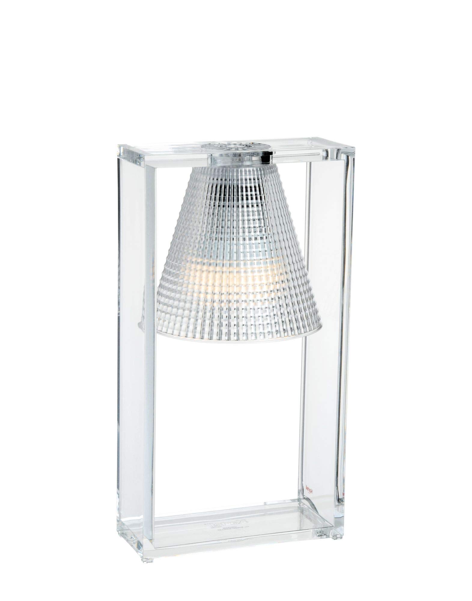 Kartell Light-​Air, Lámpara de mesa, Esculturada, Cristal