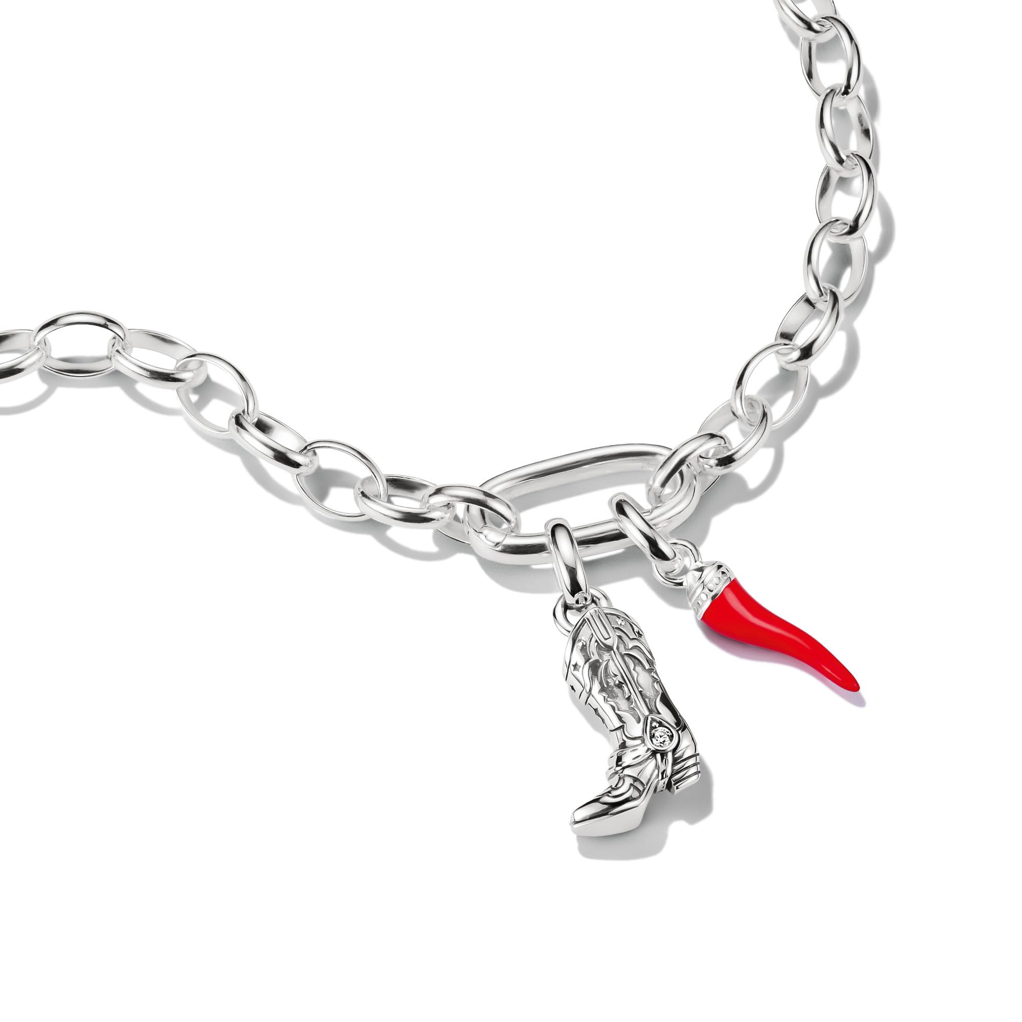 THOMAS SABO Charm-Anhänger Sterling Silber, Geschwärzt