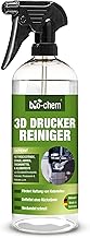 3D Printer Cleaner 750 ml Spray for All 3D Printers, PC Parts and Other Electrical Devices, Environmentally Friendly 3D Print Bed Cleaner with High Solution, Odourless and Labelling-Free