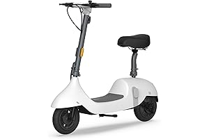 OKAI EA10 Electric Scooter with Seat for Adults: Glide Effortlessly Through Urban Streets