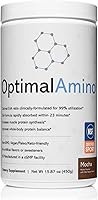 Vista 14 de OptimalAmino La mejor bebida de recuperación antes y después del entrenamiento, suplemento de aminoácidos esenciales de uso del 99%, certificado NSF
