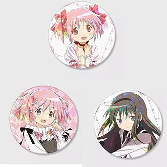 【まどマギ】 鹿目まどか 暁美ほむら 缶バッジ 劇場版 魔法少女まどか☆マギカ [前編] 始まりの物語／[後編