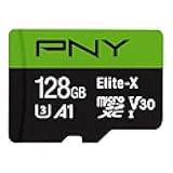 128GB Elite-X Class 10 U3 V30 microSDXC Flash Memory Card - 100MB/s, Class 10, U3, V30, A1, 4K UHD, Full HD, UHS-I, microSD