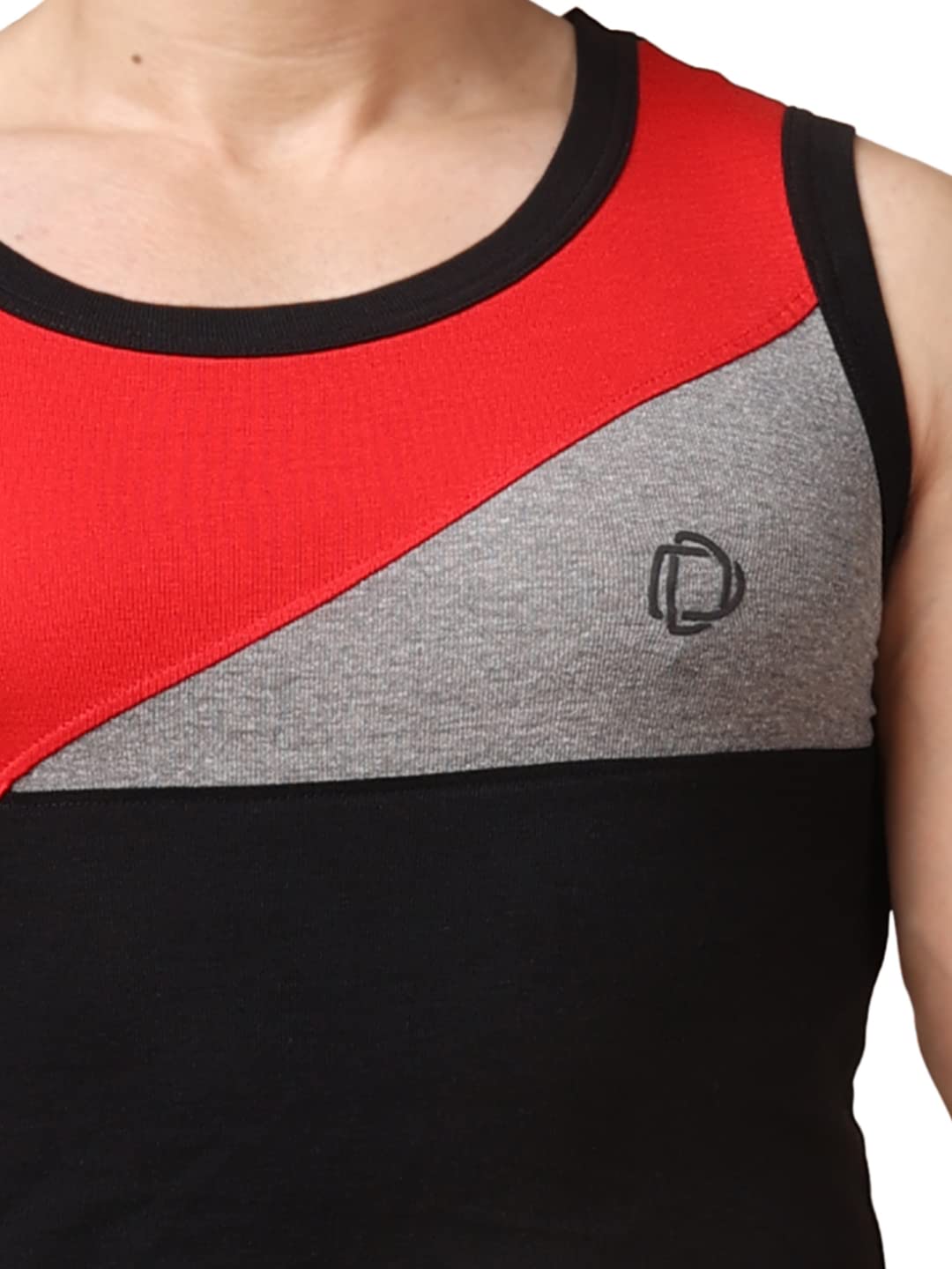 Buy Now Dollar Bigboss Men'S Solid Regular Fit Gym Vest