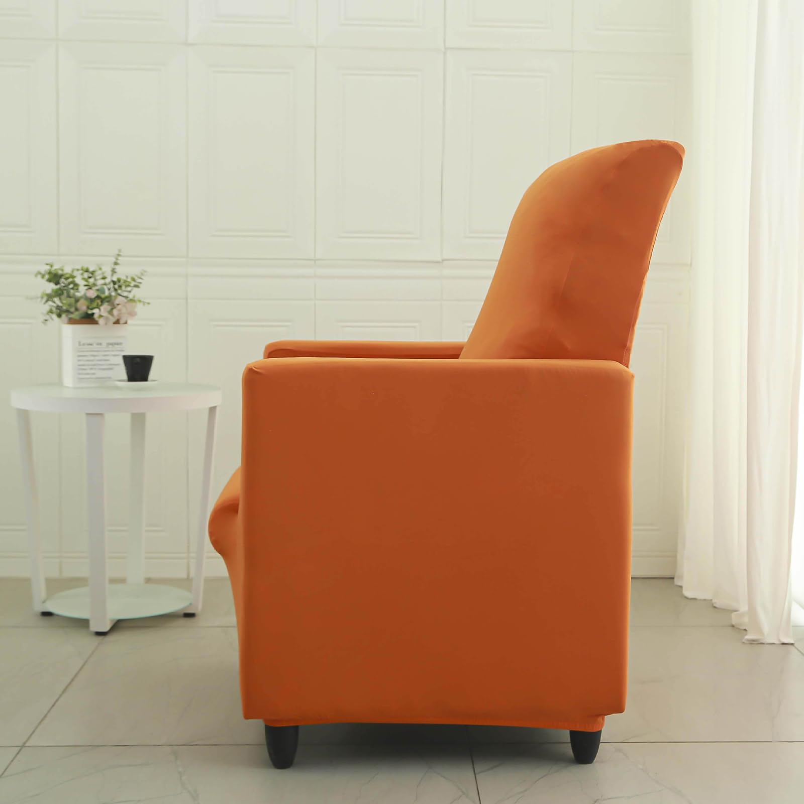 Mswborml Printed Square Armchair Cover Slipcovers with High Back, All-Inclusive Club Chair Covers Slipcovers with Elastic Band, Removable Barrel Chair Covers Slipcovers, Tub Chair Covers Washable,B