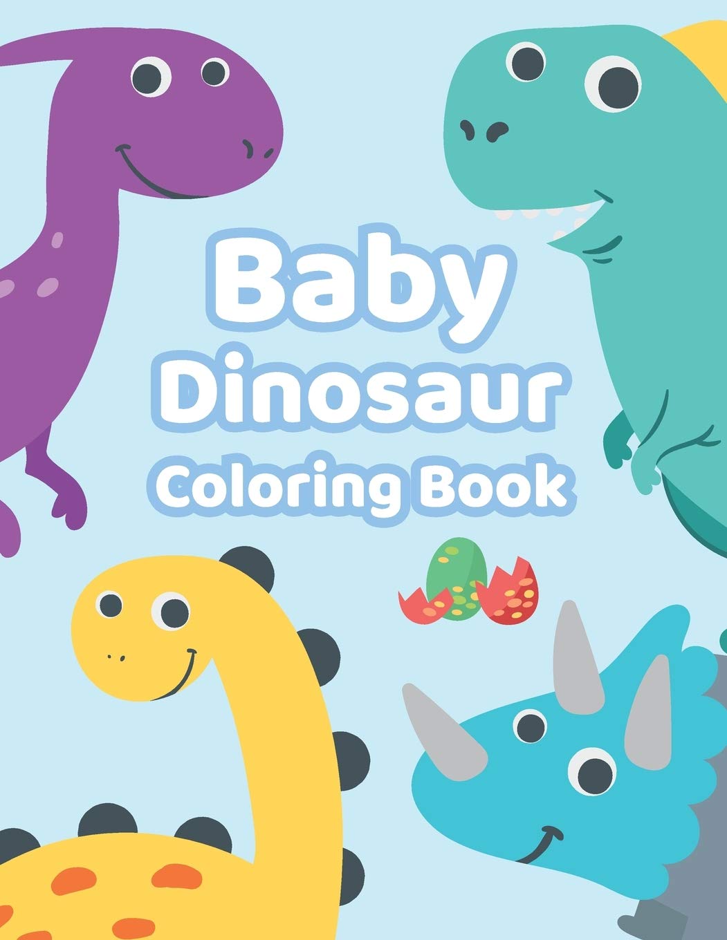 Cute Coloring Pages Of Baby Dinosaurs