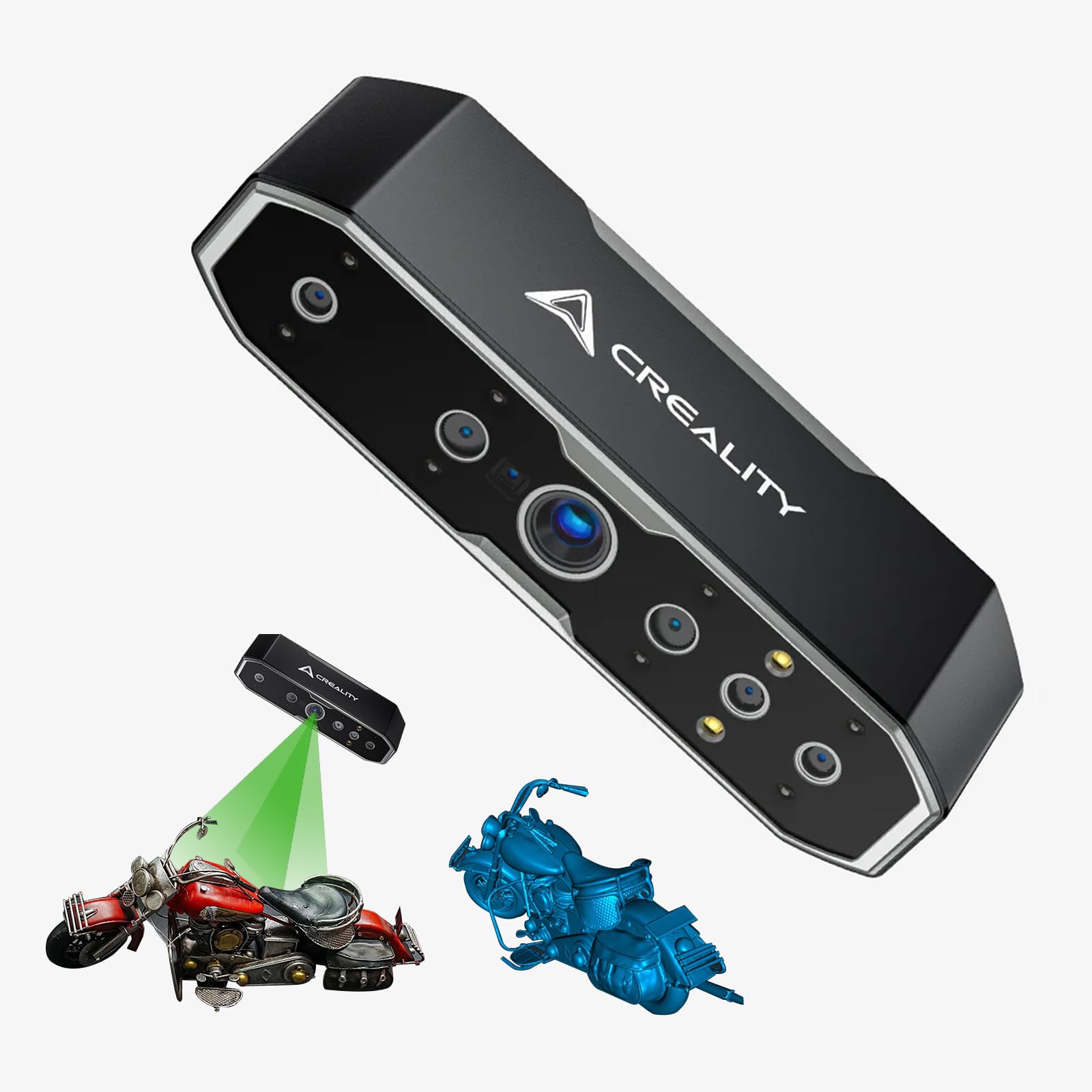 Creality CR-Scan Otter 3D スキャナー Creality CR-Scan Otter 3D Scanner, Anti-Shake Scanning, 0.02 mm