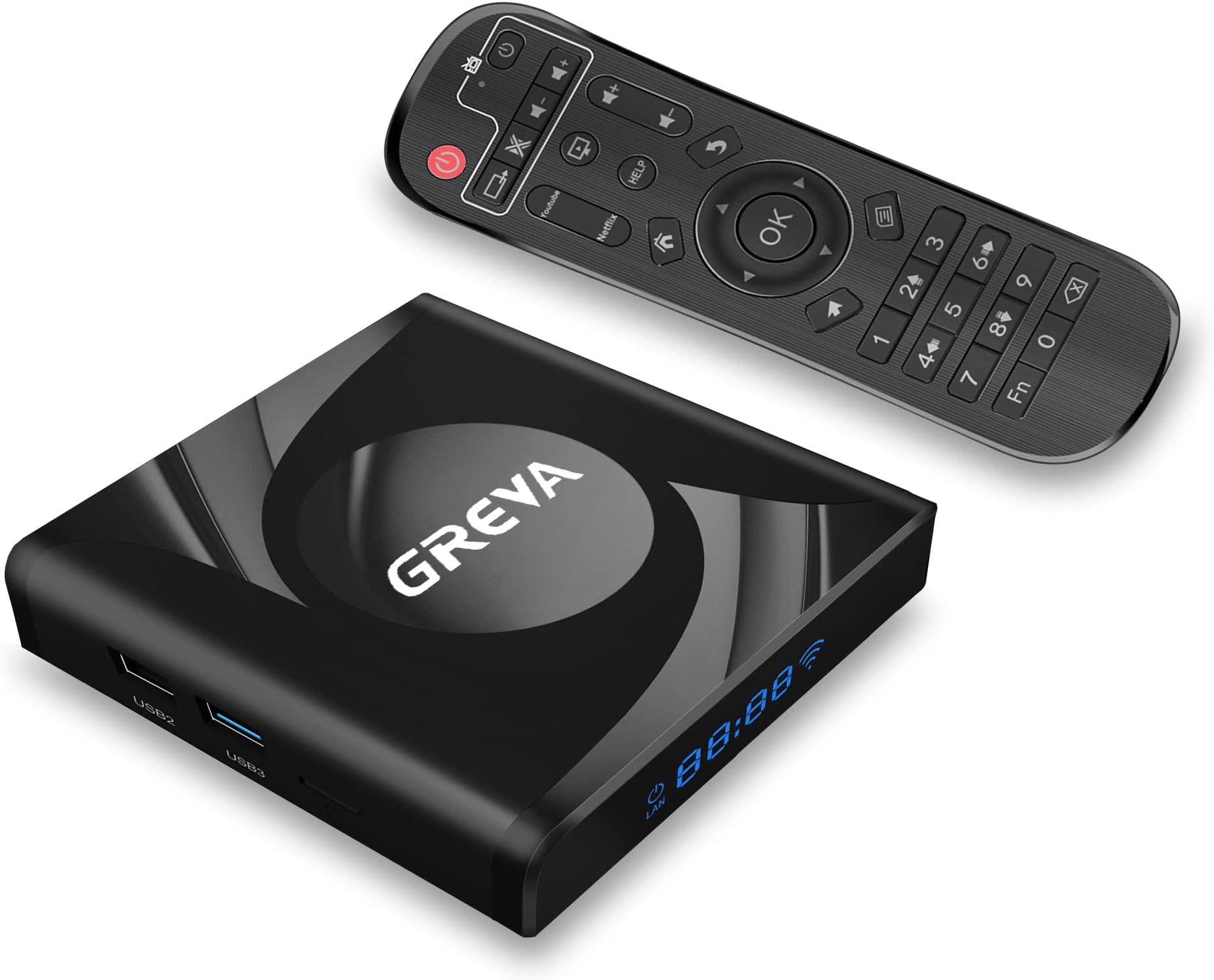Android TV Box 13.0 Rockchip RK3528 Android Boxes 4GB RAM 32GB ROM with WiFi 6 and BT 5.0 Smart TV Box Support 1080P 4K 8K Ultra HDR Streaming Media Player