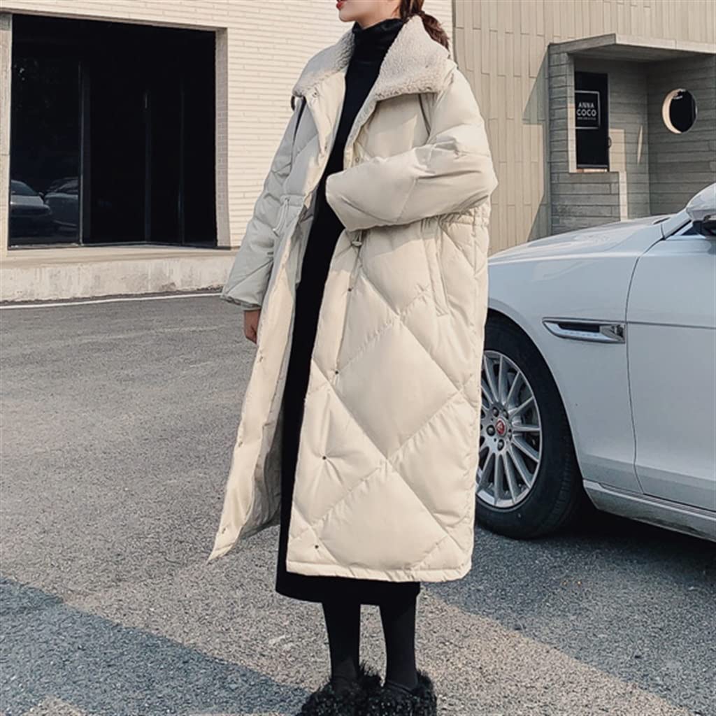 Doudoune en duvet de canard blanc MJWDP pour rester au chaud sans effet gonflé en hiver