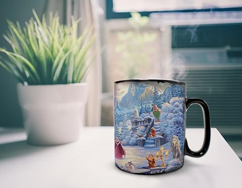 Miniatura 5 de Morphing Mugs Disney  La Bella y la Bestia  Encantamiento de Invierno  Una taza sensible al calor de 16 oz  Imagen completa revelada cuando se añade