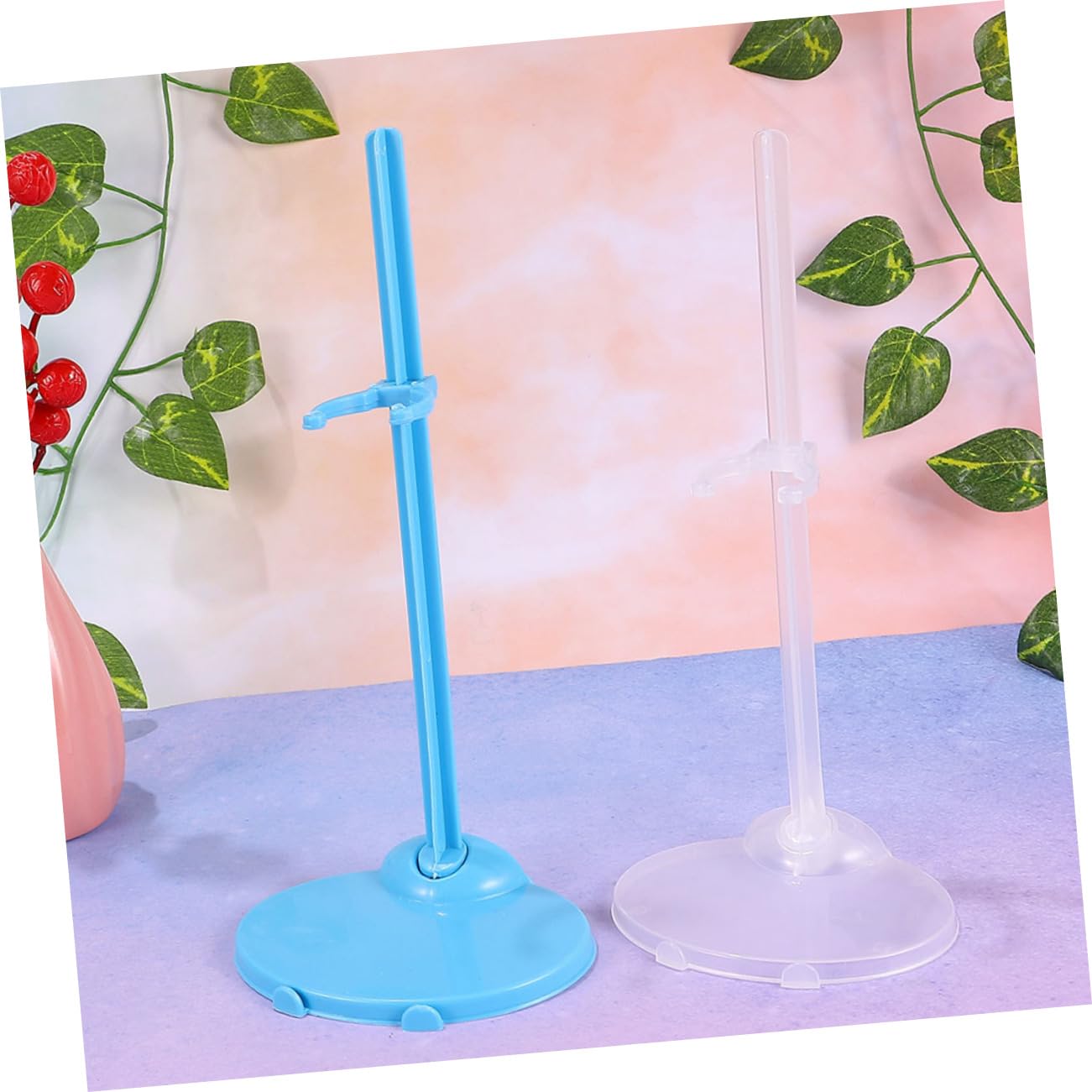 Supports Pour Figurines Ibasenice - Lot De 20 Bases En Plastique 3x3cm - Présentoir Stable Pour Collection 6 Pouces