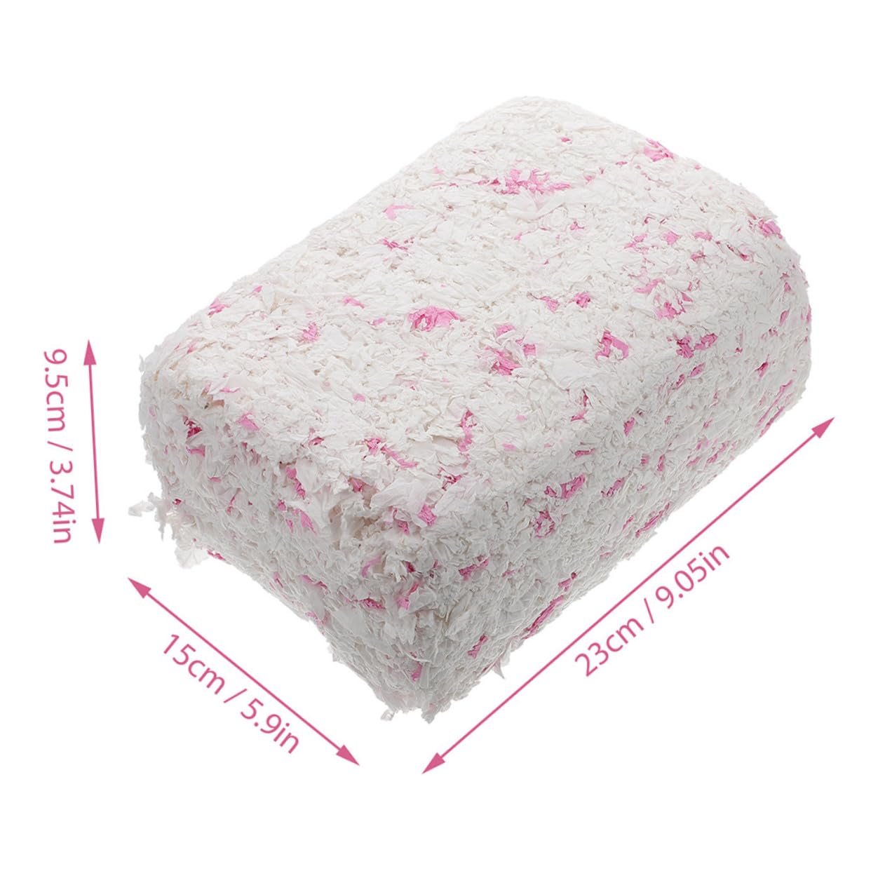 Toddmomy Papierstreu für Kleintiere Hamsterstreupapier 2 Beutel für Hamster und Frettchen Sanfte Oberfläche Hält das Gehege Sauber Hobelspäne Einstreu 25kg