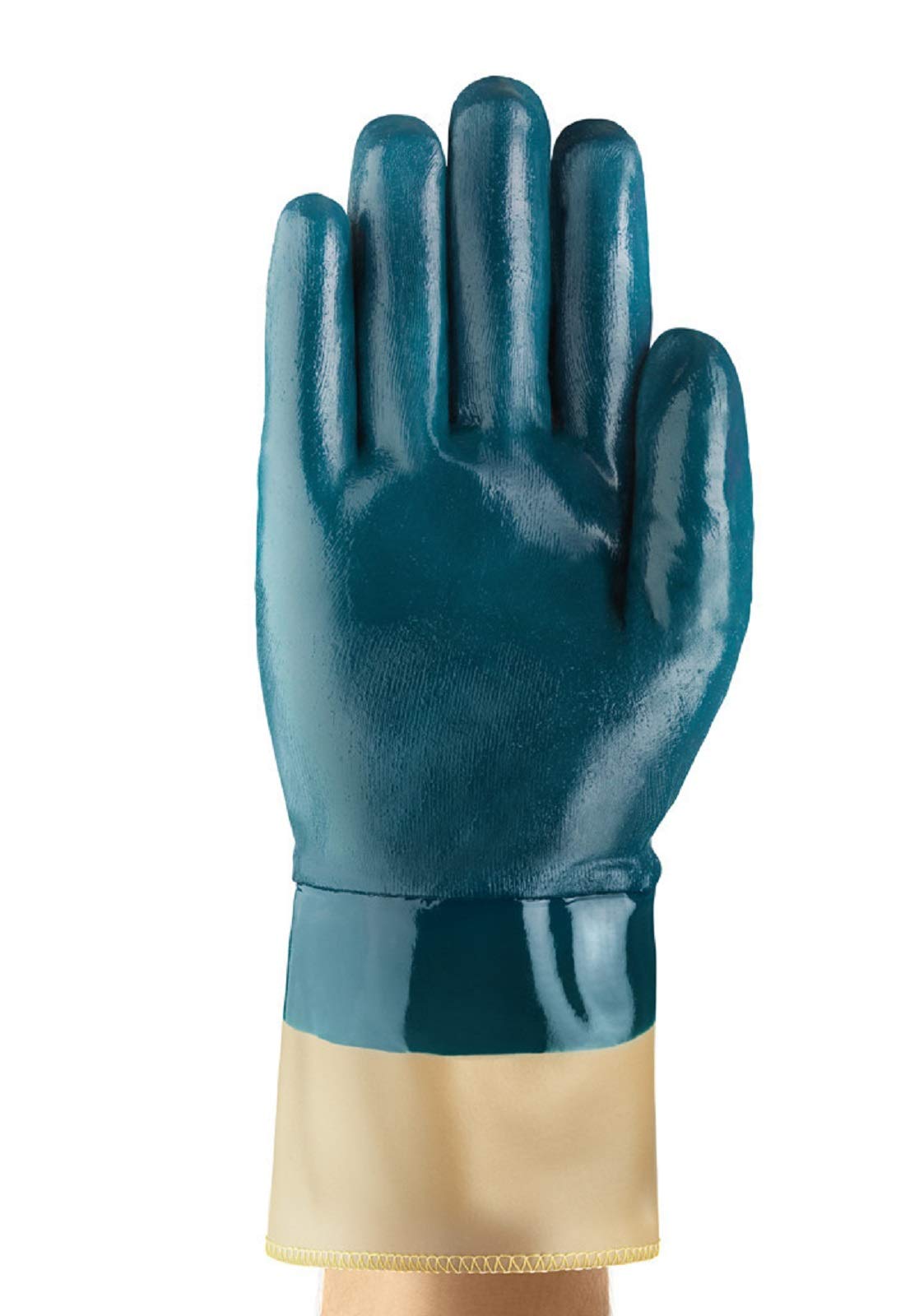 Ansell ActivArmr 47-409 Guantes de Trabajo Multiusos, Protección Mecánica, Azul, Talla S (12 Pares)