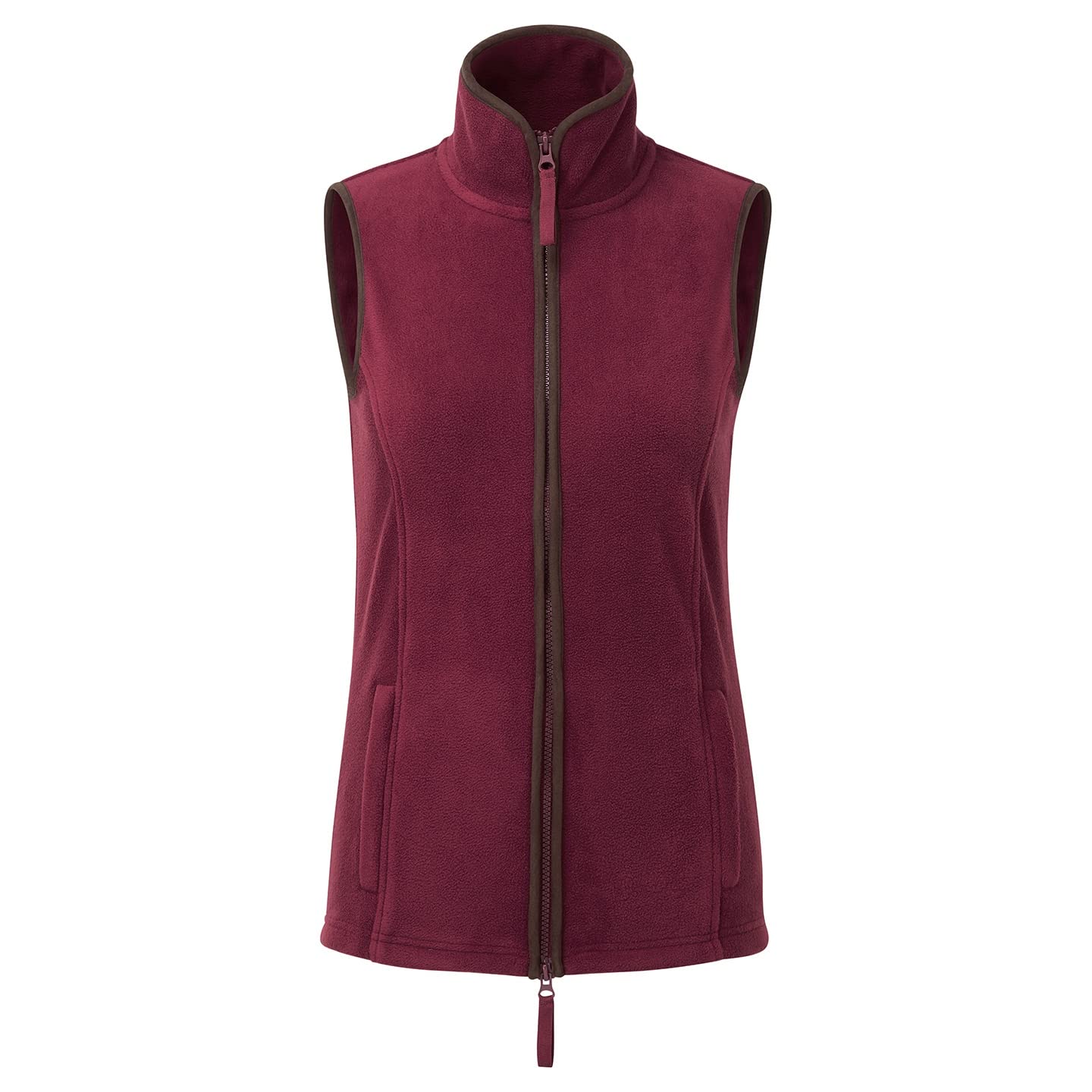 Premier Women's Burgundy/Brown / Artisan Fleece Gilet (Xxl) ()