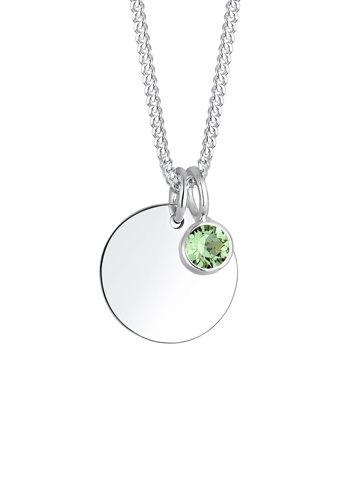 Elli Necklace Birthstone August Crystals 925 Silver