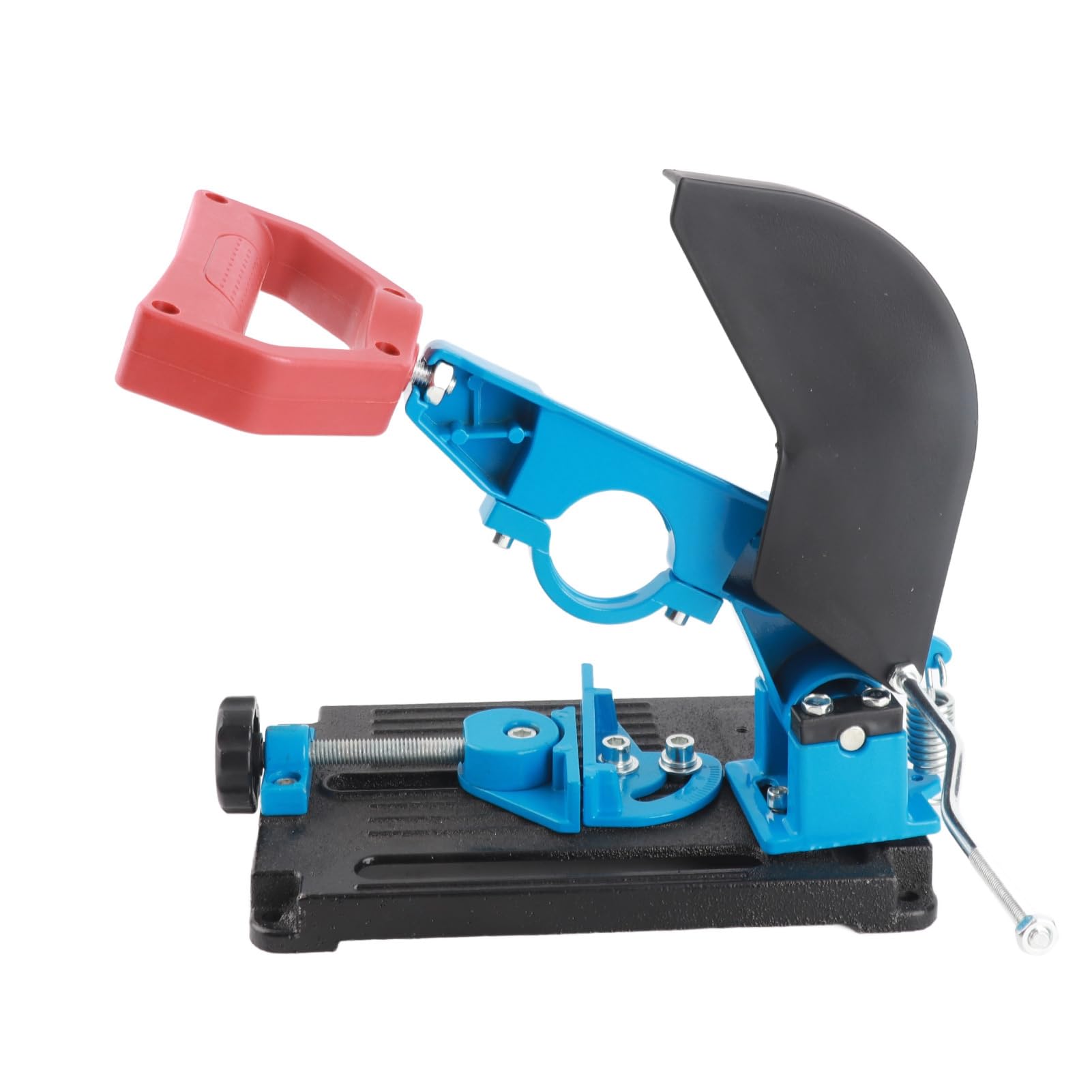 Wspornik do szlifierki kątowej Regulowany uniwersalny uchwyt szlifierki Wspornik ostrza do szlifierek 150 mm Stal węglowa 0 45° Regulowany kąt Precyzyjne stabilne cięcie Osłona