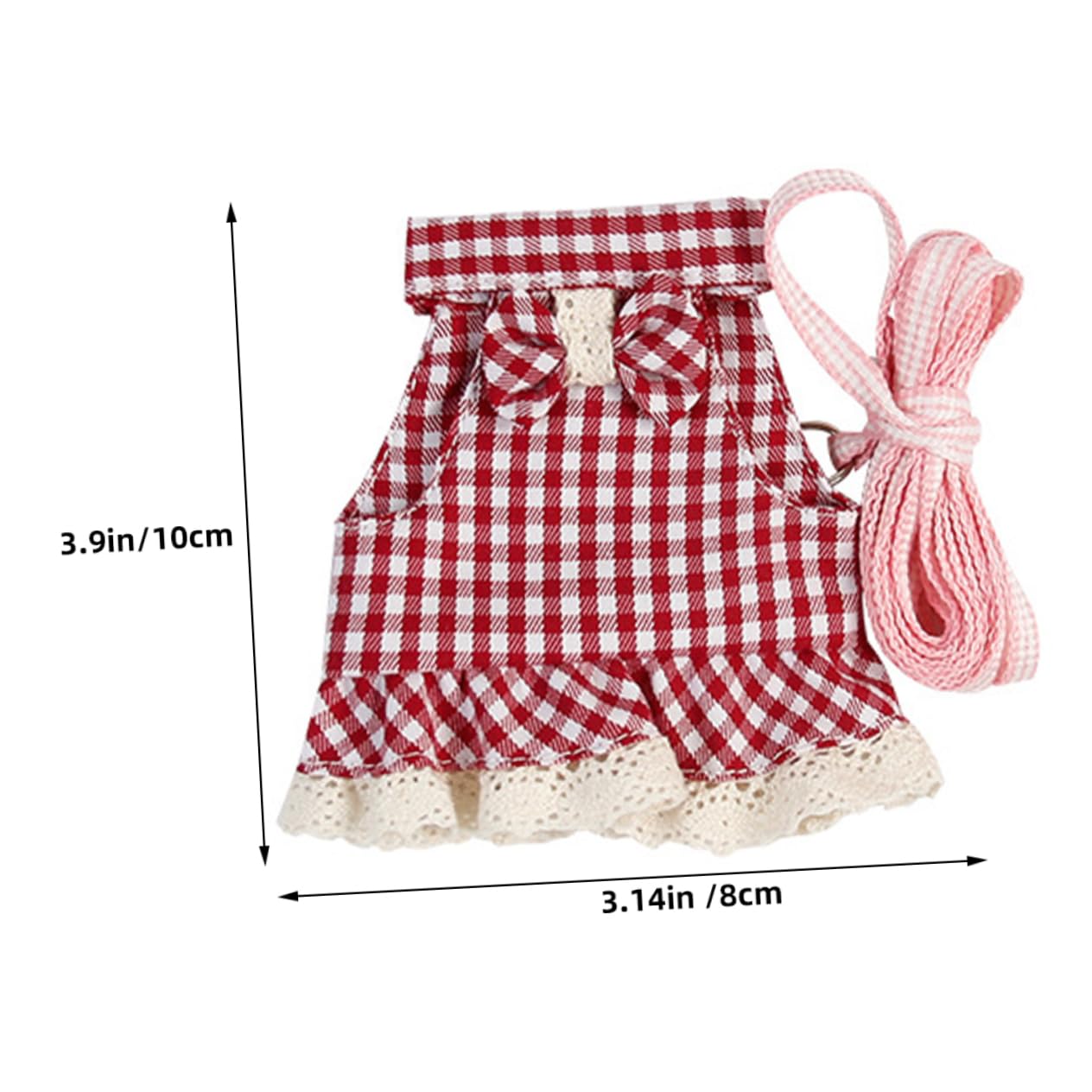 BESPORTBLE 3 Pz Piccola Pettorina Per Animali Domestici Imbracatura Da Furetto Guinzaglio Per Gattini Pettorina Per Piccoli Animali Kit Di Imbracatura Coniglietto Dei Cartoni Animati Stoffa
