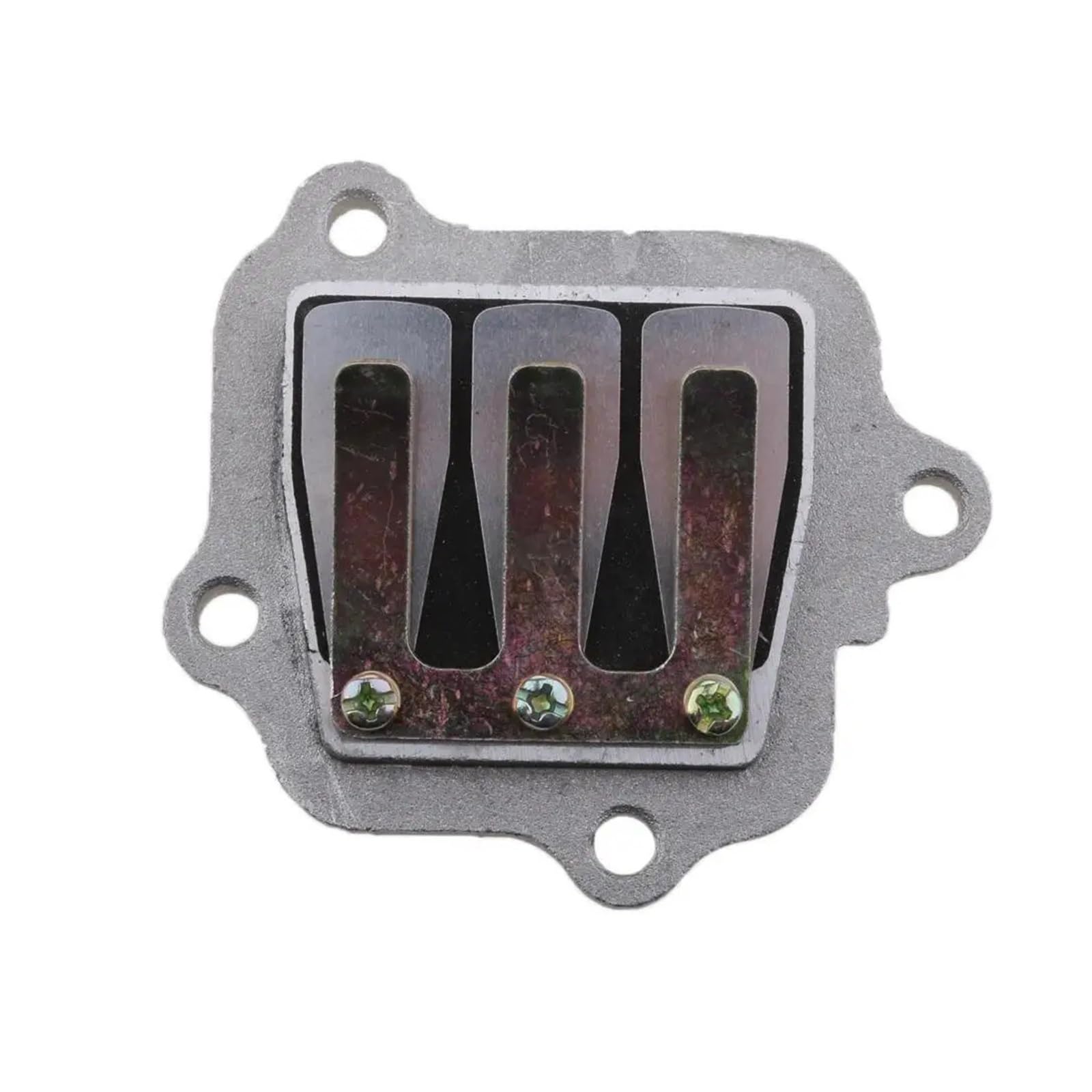 Gayclg One Color Reed Valve Intake Valve Plate Metal Intake Reed Valve Assembly Plate Fit For Yam&Aha Pw80 Motorcycle Carburetor Manifold