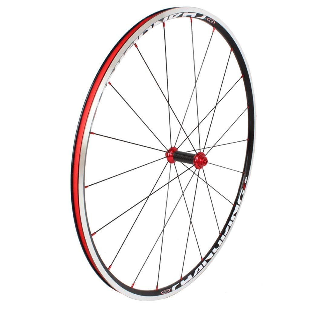 Juego de Ruedas de Bicicleta 700c para Bicicleta de Carretera llanta de aleación de Doble Pared C/V Freno 7-11 buje de Tarjeta de Velocidad rodamiento Sellado QR
