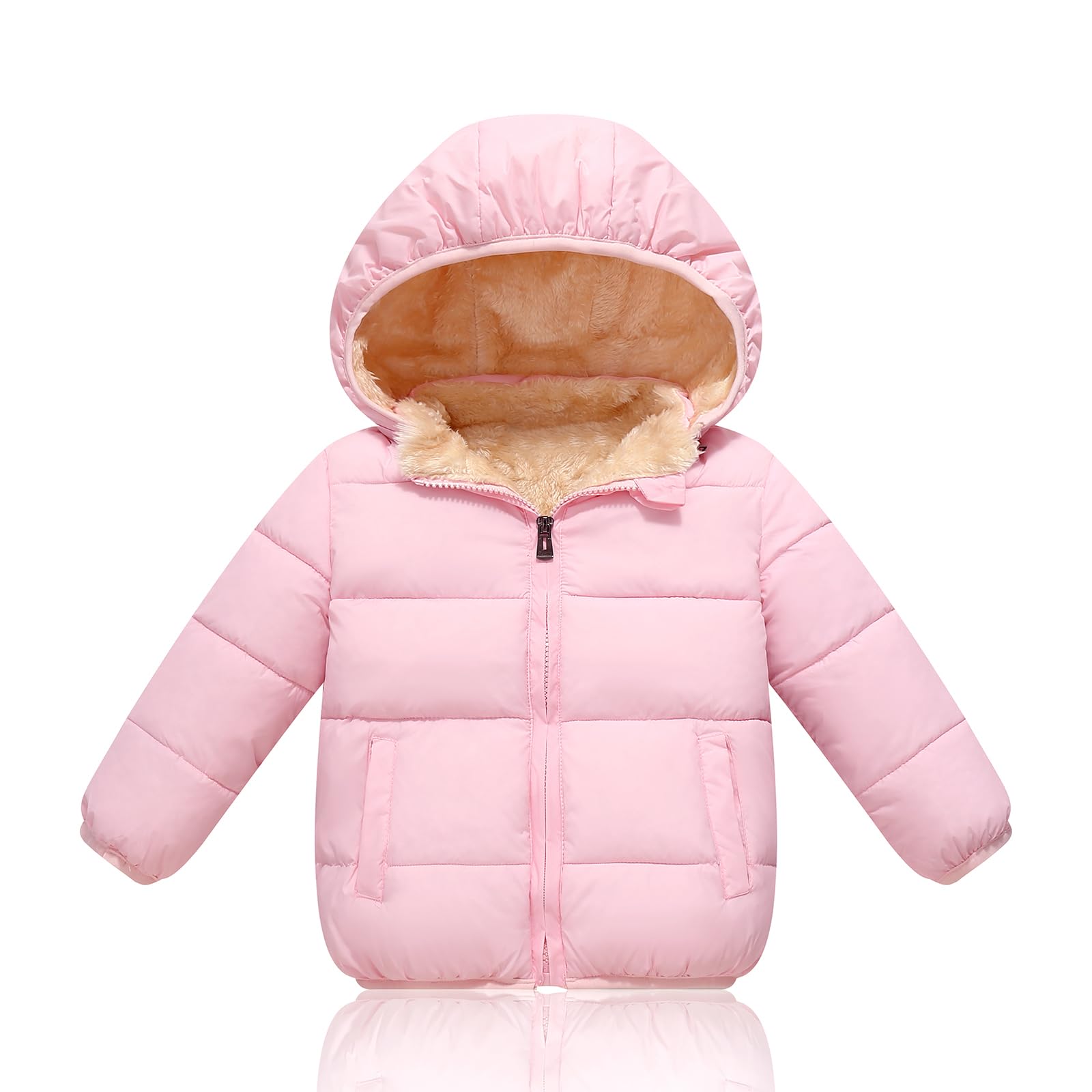 Toddler Winter Jacket Baby Boys Girls Fleece Coats