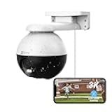 Outdoor Auto-Tracking Camera, 3K, 12 Pre-Set dots Tracking,360° Visual Coverage, Waterproof, Color Night Vision, AI-Powered Person and Vehicle Detection,Two-Way Talk| C8W Pro 3K (4mm)