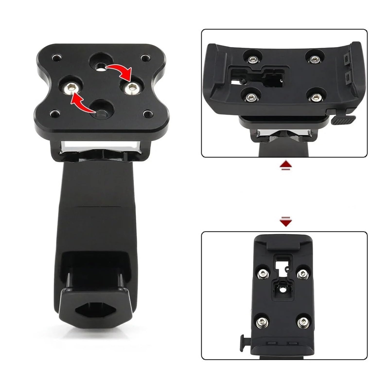 Supporto GPS Per Ducati Multistrada V4 2021-2024 – Piastra Di Montaggio Per Manubrio O Base Specchietto, In Metallo O ABS