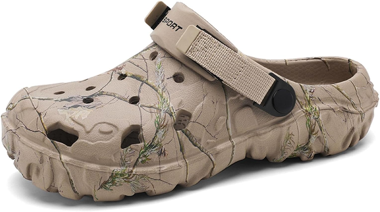 Men's Clogs Athletic Sports Outdoor Sandals Water Beach Shoes Slippers Sandals Lightweight Comfortable Breathable with Adjustable Back Strap - River Edge