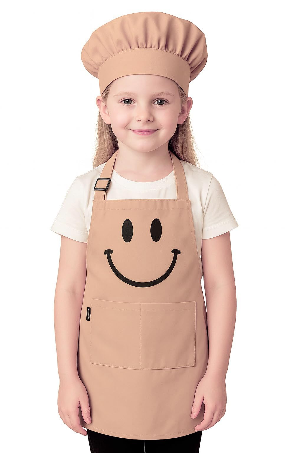 Switchon Polyester Waterproof Adjustable Kids Multi purpose Cooking Apron with a chef cap School Apron - for Kids unisexapron-Proudly made in india-image-15