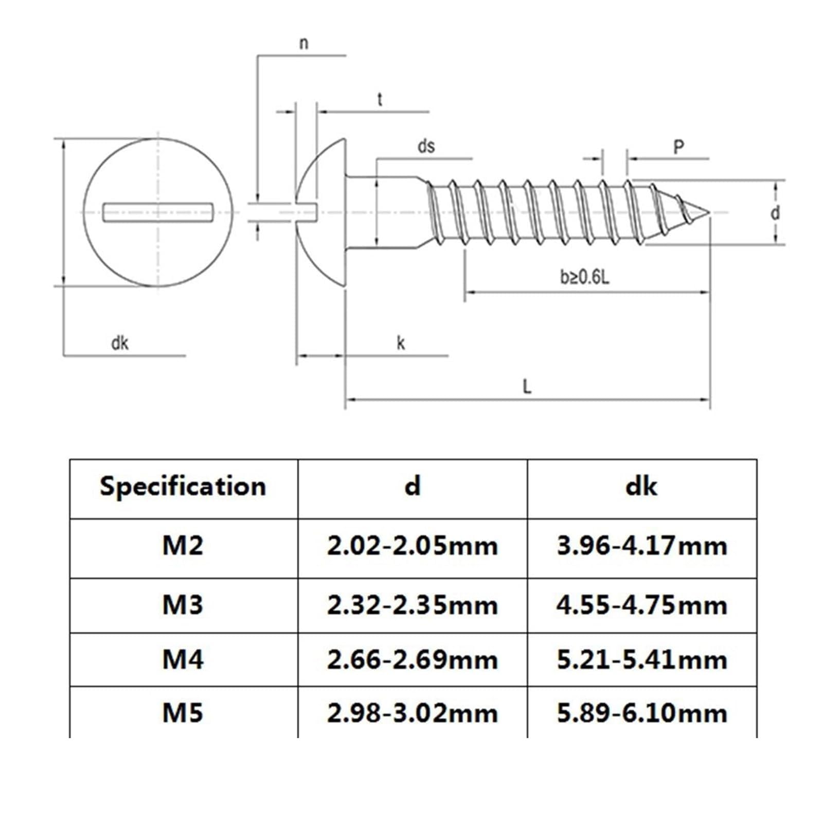 100 tornillos for madera de cabeza redonda de latón macizo M2 M3 M4 M5, sujetadores de madera autorroscantes con accionamiento ranurado for muebles, gabinetes y aplicaciones decorativas(M5 X 20mm)