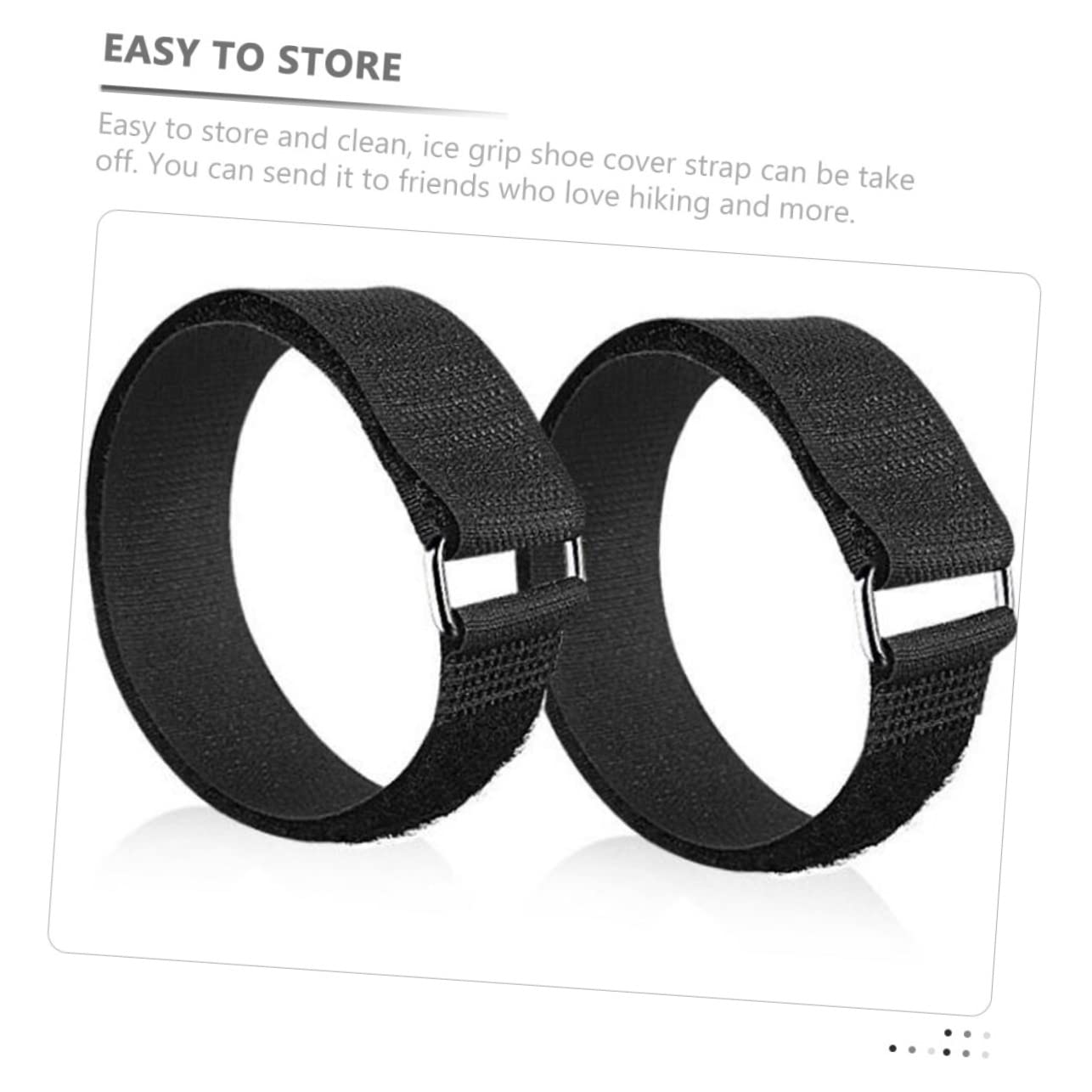 Healvian 5 Sätze Rutschfeste Abdeckung Steigeisen Für Schuhe Traktion Für Schuhe Steigeisen Spikes Riemen Tragbare Schuhgreifer Schuhzubehör Metall Black 4 Paare * 5