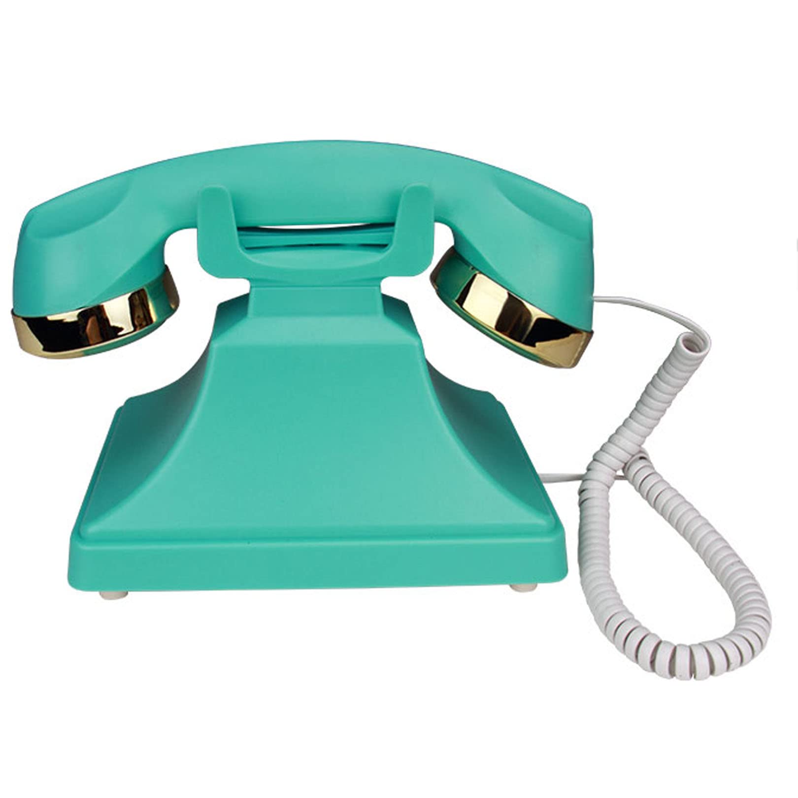 Przewodowe telefony telefoniczne Telefony domowe Telefon stacjonarny w stylu retro, Klasyczny, staroświecki styl Biurko stacjonarne TelepWystrój domowego biura ，Telefon w stylu vintage