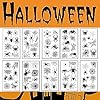 Halloween Tatuaggi, 10 Fogli di Adesivi per Tatuaggi Temporanei di Halloween Tatuaggi di Ragni Adesivi per il Trucco del Viso di Halloween Adesivi Impermeabili per i Tatuaggi di Trucco di Halloween #1