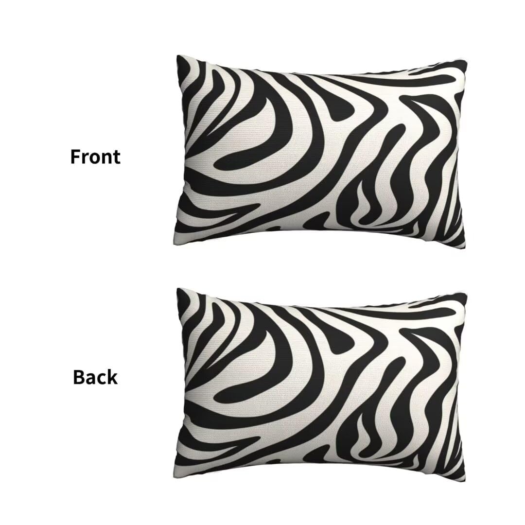 Housses De Coussin 60x80 Cm - Velours - Motif Halloween/automne Recto Verso - Imperméable - Lot De 2